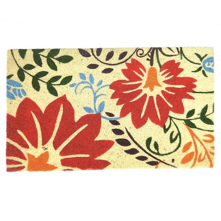Terreno PVC Backed Coir Door Mat - Bleach Printed TE2246510